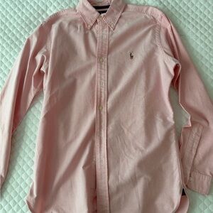 Ralph Lauren Men’s Light Pink Button-Down Oxford Shirt